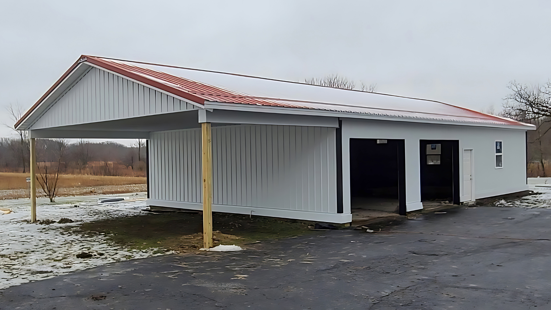 Jaguar Buildings -Pole Barn Home (1920 x 1080 px) - Lake County, Hobart, IN, United States