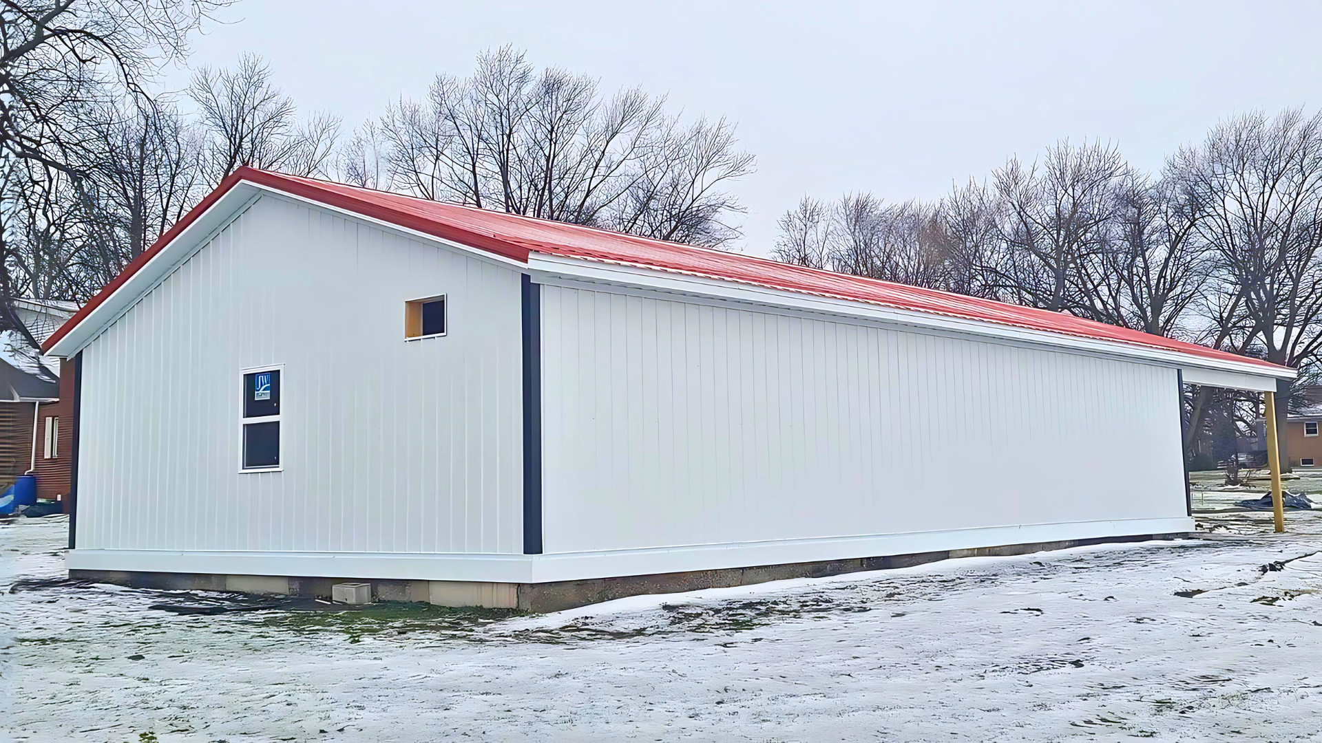 Jaguar Buildings -Pole Barn Home (1920 x 1080 px) - Lake County, Hobart, IN, United States